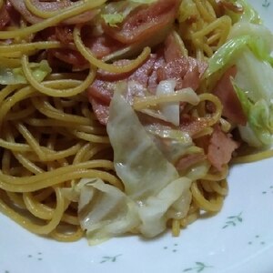 少ない材料でOK。ベーコンとキャベツの和風パスタ